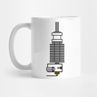 3D Printer E3D V6 Hotend 3D Printing Mug